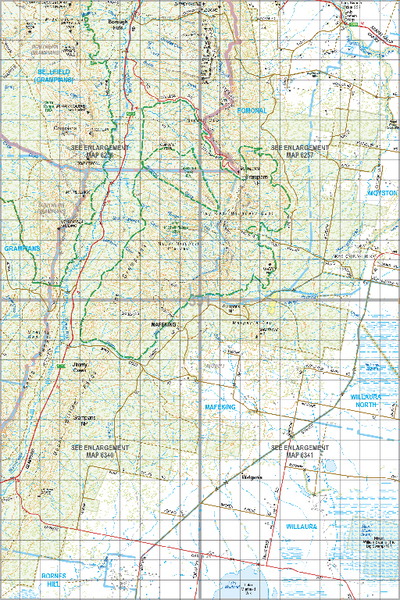 Map 391 - Spatial Vision's Vicmap Book (South West Edition 8, 2025 Update) - 100K Series Preview 1