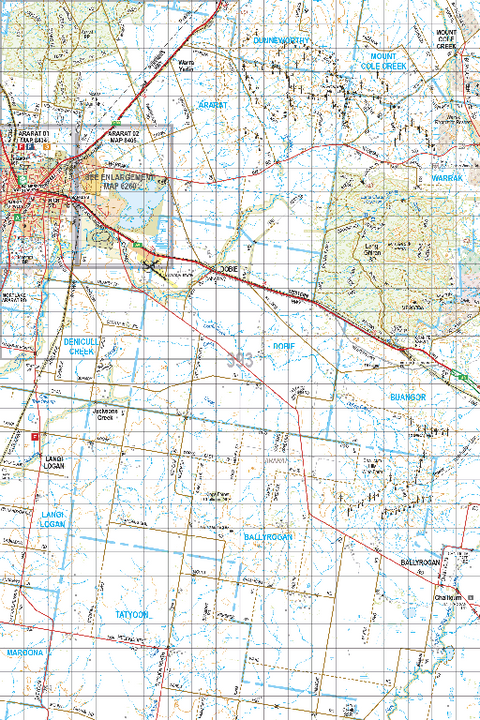 Map 393 - Spatial Vision's Vicmap Book (South West Edition 8, 2025 Update) - 100K Series Preview 1