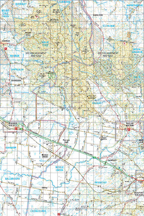 Map 394 - Spatial Vision's Vicmap Book (South West Edition 8, 2025 Update) - 100K Series Preview 1