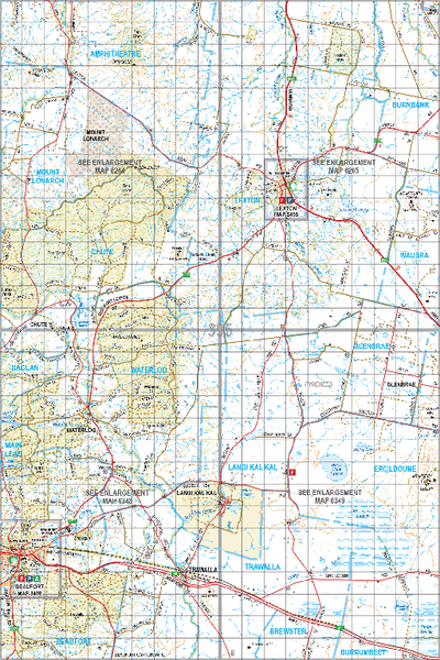 Map 395 - Spatial Vision's Vicmap Book (South West Edition 8, 2025 Update) - 100K Series Preview 1
