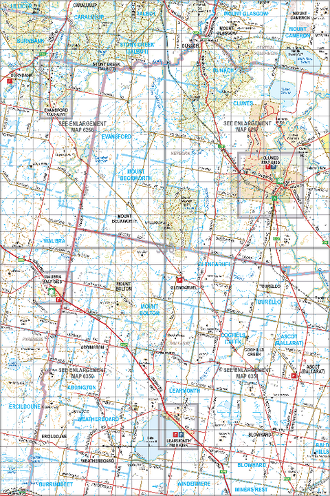 Map 396 - Spatial Vision's Vicmap Book (South West Edition 8, 2025 Update) - 100K Series Preview 1