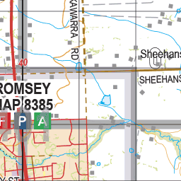 Map 401 - Spatial Vision's Vicmap Book (North East Edition 8, 2025) - 100K Series Preview 2