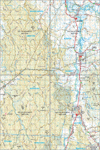 Map 405 - Spatial Vision's Vicmap Book (North East Edition 8, 2025) - 100K Series Preview 1