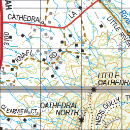 Map 405 - Spatial Vision's Vicmap Book (North East Edition 8, 2025) - 100K Series Preview 3