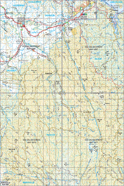 Map 406 - Spatial Vision's Vicmap Book (North East Edition 8, 2025) - 100K Series Preview 1