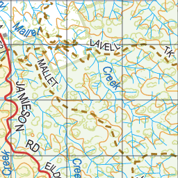 Map 406 - Spatial Vision's Vicmap Book (North East Edition 8, 2025) - 100K Series Preview 3