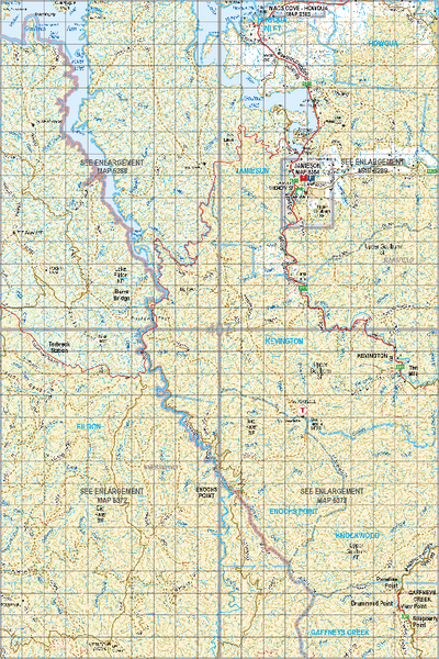 Map 407 - Spatial Vision's Vicmap Book (North East Edition 8, 2025) - 100K Series Preview 1