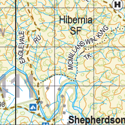 Map 411 - Spatial Vision's Vicmap Book (South East Edition 8, 2025) - 100K Series Preview 2