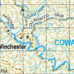 Map 411 - Spatial Vision's Vicmap Book (South East Edition 8, 2025) - 100K Series Preview 3
