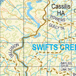 Map 413 - Spatial Vision's Vicmap Book (North East Edition 8, 2025) - 100K Series Preview 3