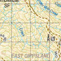 Map 420 - Spatial Vision's Vicmap Book (South East Edition 8, 2025) - 100K Series Preview 3