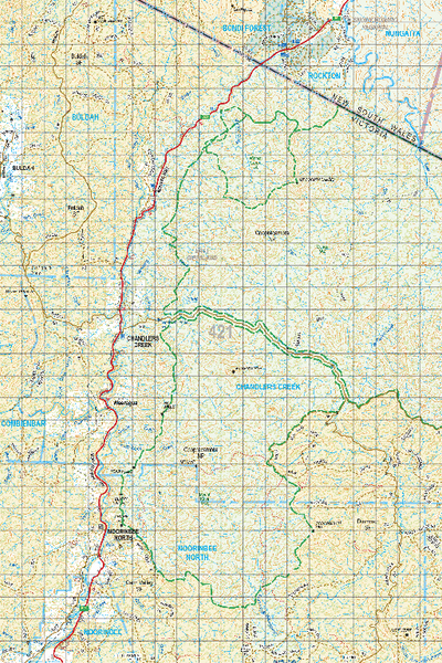 Map 421 - Spatial Vision's Vicmap Book (South East Edition 8, 2025) - 100K Series Preview 1