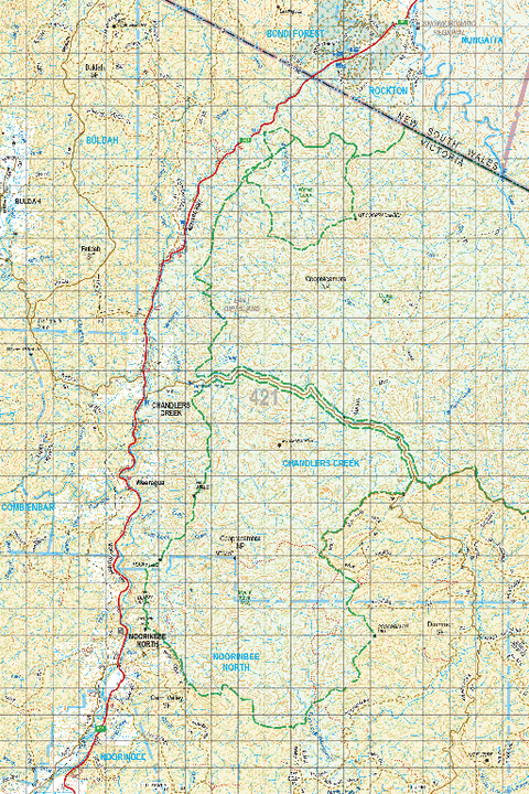 Map 421 - Spatial Vision's Vicmap Book (South East Edition 8, 2025) - 100K Series Preview 1
