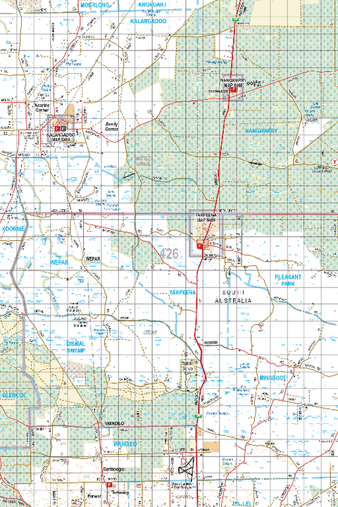 Map 426 - Spatial Vision's Vicmap Book (South West Edition 8, 2025 Update) - 100K Series Preview 1