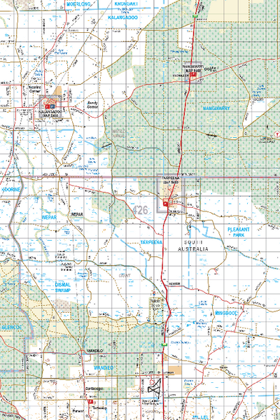 Map 426 - Spatial Vision's Vicmap Book (South West Edition 8, 2025 Update) - 100K Series Preview 1