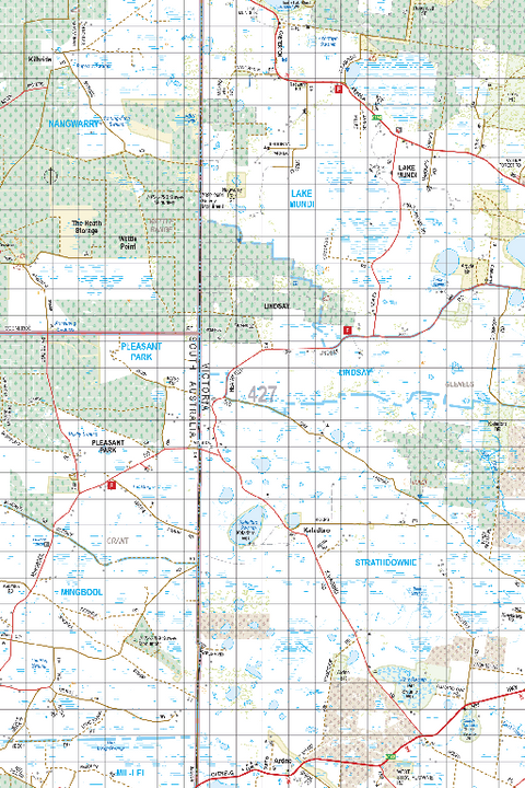 Map 427 - Spatial Vision's Vicmap Book (South West Edition 8, 2025 Update) - 100K Series Preview 1