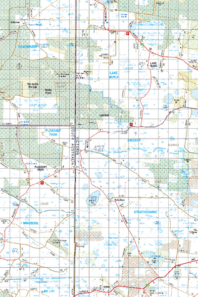 Map 427 - Spatial Vision's Vicmap Book (South West Edition 8, 2025 Update) - 100K Series Preview 1