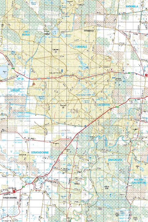 Map 428 - Spatial Vision's Vicmap Book (South West Edition 8, 2025 Update) - 100K Series Preview 1