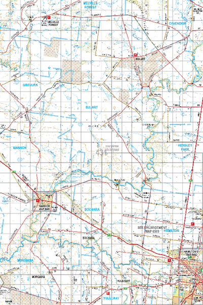 Map 431 - Spatial Vision's Vicmap Book (South West Edition 8, 2025 Update) - 100K Series Preview 1