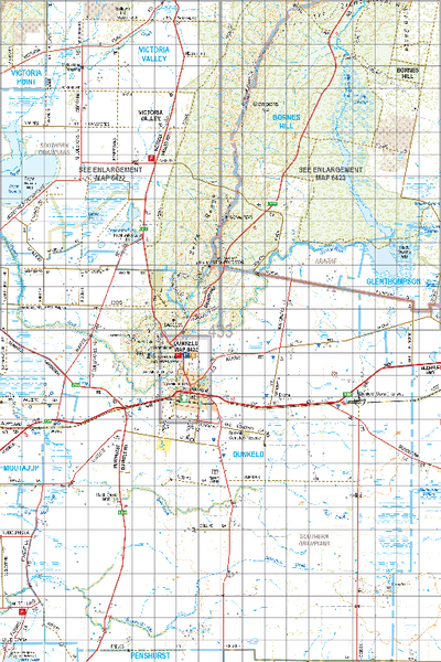 Map 433 - Spatial Vision's Vicmap Book (South West Edition 8, 2025 Update) - 100K Series Preview 1