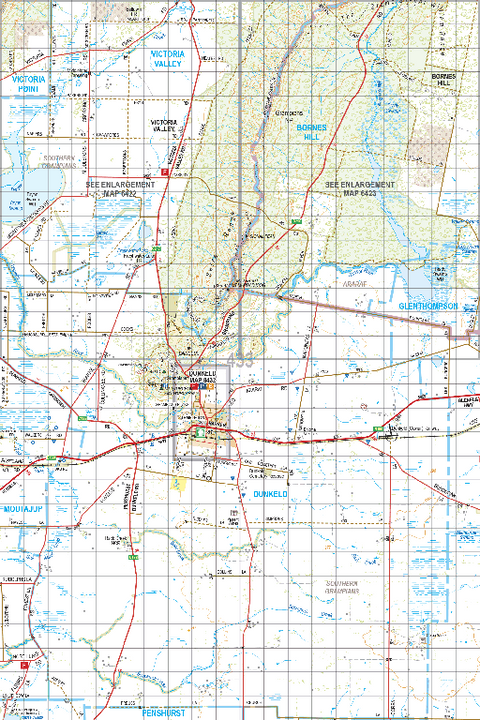 Map 433 - Spatial Vision's Vicmap Book (South West Edition 8, 2025 Update) - 100K Series Preview 1