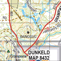 Map 433 - Spatial Vision's Vicmap Book (South West Edition 8, 2025 Update) - 100K Series Preview 3
