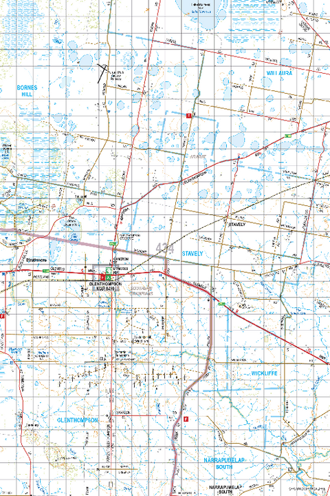 Map 434 - Spatial Vision's Vicmap Book (South West Edition 8, 2025 Update) - 100K Series Preview 1