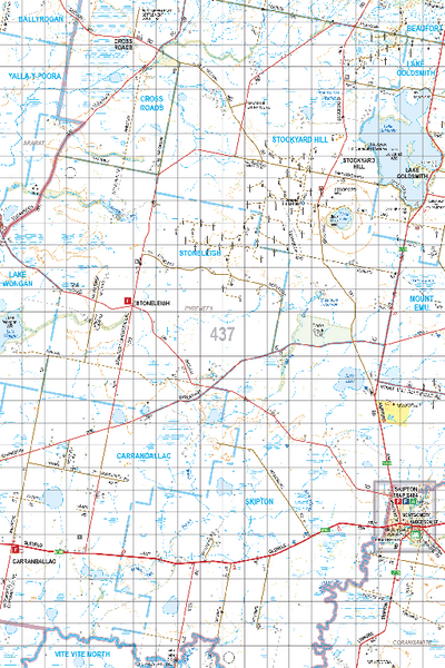 Map 437 - Spatial Vision's Vicmap Book (South West Edition 8, 2025 Update) - 100K Series Preview 1