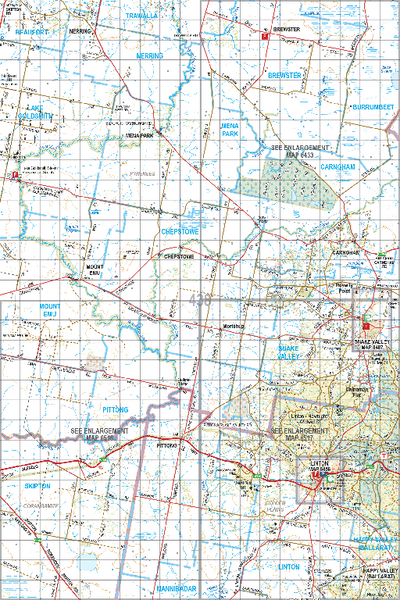 Map 438 - Spatial Vision's Vicmap Book (South West Edition 8, 2025 Update) - 100K Series Preview 1