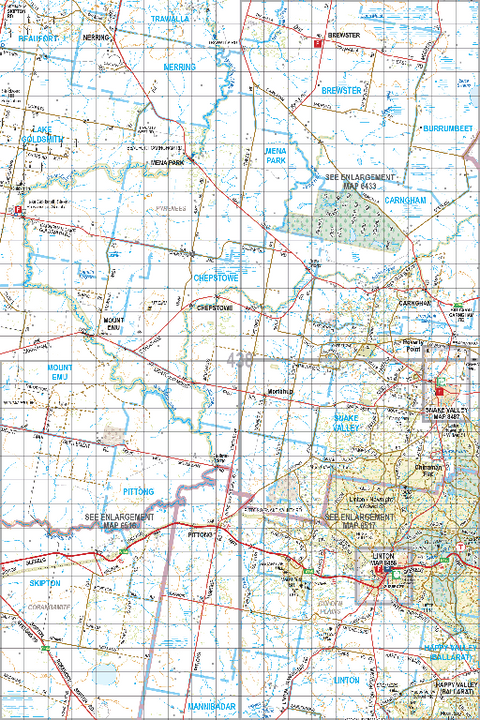 Map 438 - Spatial Vision's Vicmap Book (South West Edition 8, 2025 Update) - 100K Series Preview 1