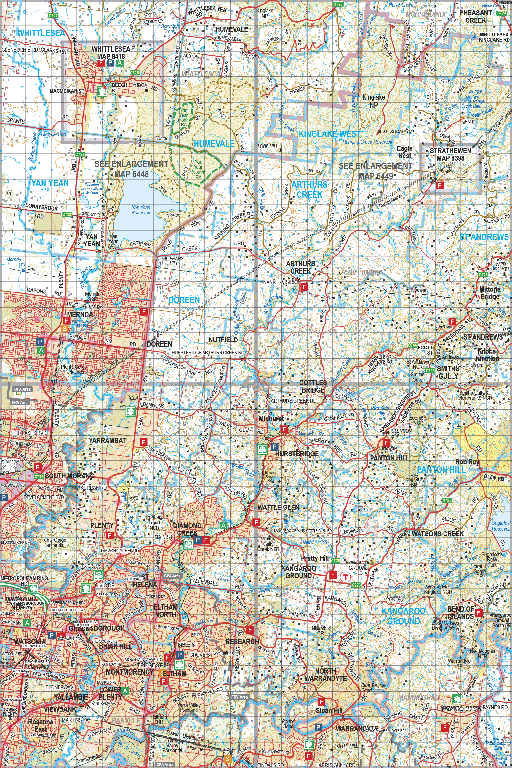 Map 446 - Spatial Vision's Vicmap Book (North East Edition 8, 2025 ...