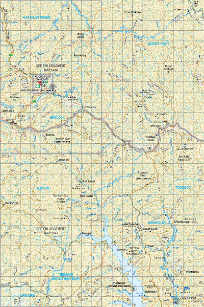 Map 451 - Spatial Vision's Vicmap Book (North East Edition 8, 2025) - 100K Series Preview 1