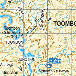 Map 451 - Spatial Vision's Vicmap Book (North East Edition 8, 2025) - 100K Series Preview 3