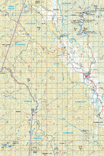 Map 452 - Spatial Vision's Vicmap Book (North East Edition 8, 2025) - 100K Series Preview 1