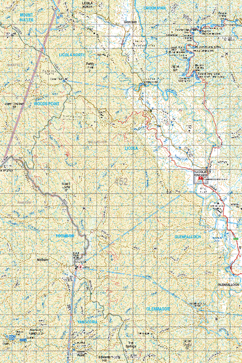 Map 452 - Spatial Vision's Vicmap Book (South East Edition 8, 2025) - 100K Series Preview 1
