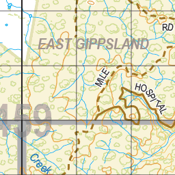 Map 459 - Spatial Vision's Vicmap Book (South East Edition 8, 2025) - 100K Series Preview 2