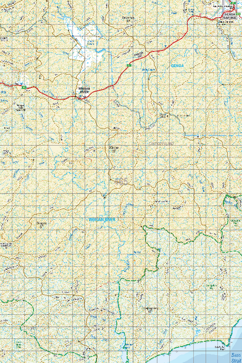 Map 465 - Spatial Vision's Vicmap Book (South East Edition 8, 2025) - 100K Series Preview 1