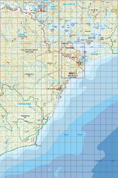 Map 466 - Spatial Vision's Vicmap Book (South East Edition 8, 2025) - 100K Series Preview 1