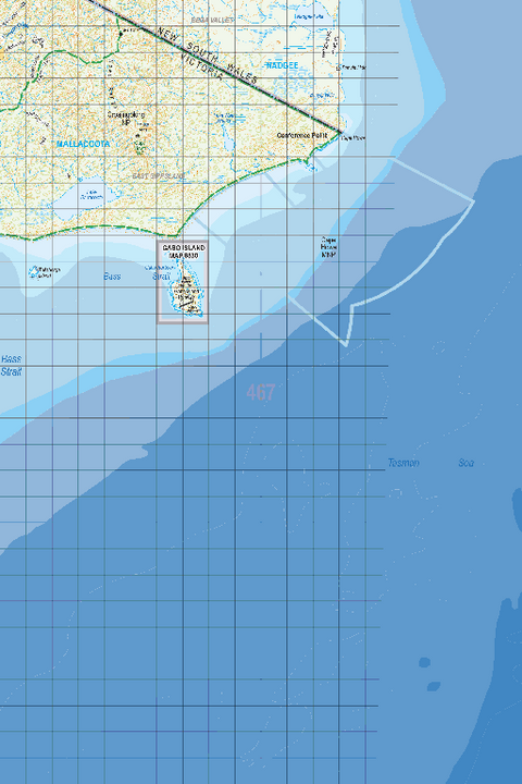 Map 467 - Spatial Vision's Vicmap Book (South East Edition 8, 2025) - 100K Series Preview 1