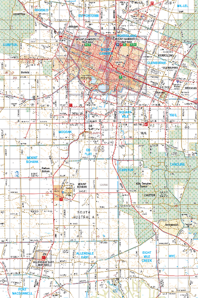 Map 468 - Spatial Vision's Vicmap Book (South West Edition 8, 2025 Update) - 100K Series Preview 1