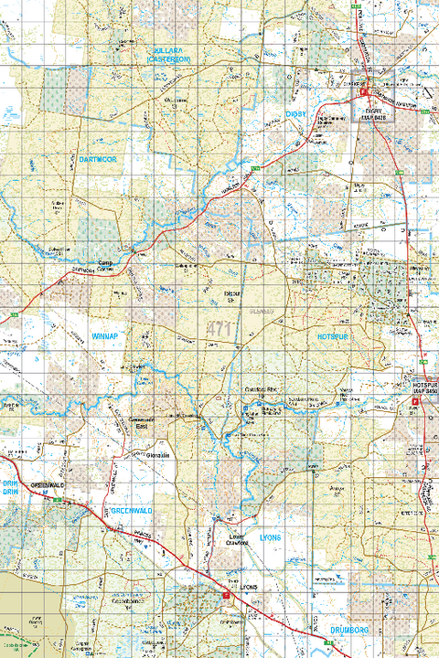 Map 471 - Spatial Vision's Vicmap Book (South West Edition 8, 2025 Update) - 100K Series Preview 1