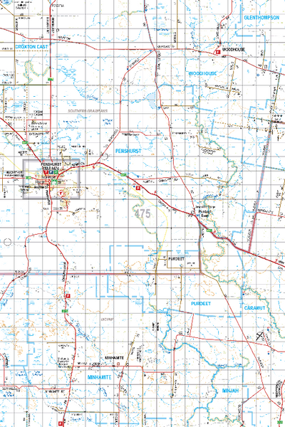 Map 475 - Spatial Vision's Vicmap Book (South West Edition 8, 2025 Update) - 100K Series Preview 1