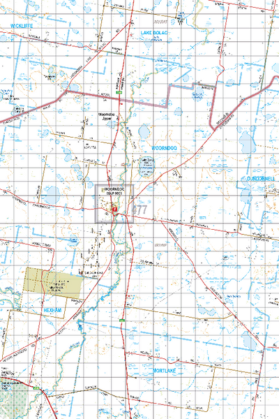 Map 477 - Spatial Vision's Vicmap Book (South West Edition 8, 2025 Update) - 100K Series Preview 1