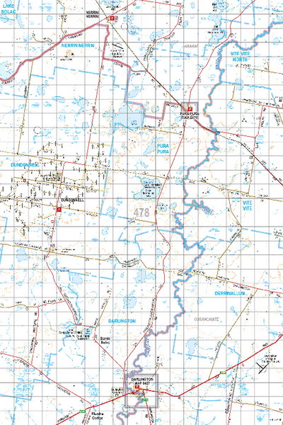 Map 478 - Spatial Vision's Vicmap Book (South West Edition 8, 2025 Update) - 100K Series Preview 1