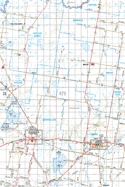 Map 479 - Spatial Vision's Vicmap Book (South West Edition 8, 2025 Update) - 100K Series Preview 1