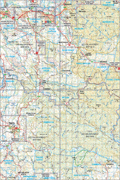 Map 490 - Spatial Vision's Vicmap Book (South East Edition 8, 2025) - 100K Series Preview 1