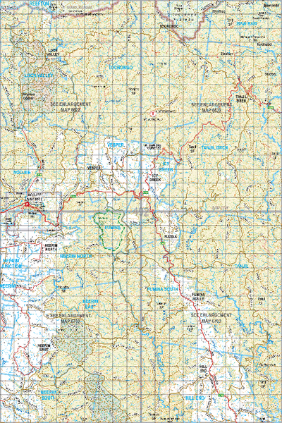 Map 492 - Spatial Vision's Vicmap Book (South East Edition 8, 2025) - 100K Series Preview 1