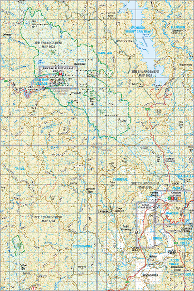 Map 493 - Spatial Vision's Vicmap Book (South East Edition 8, 2025) - 100K Series Preview 1