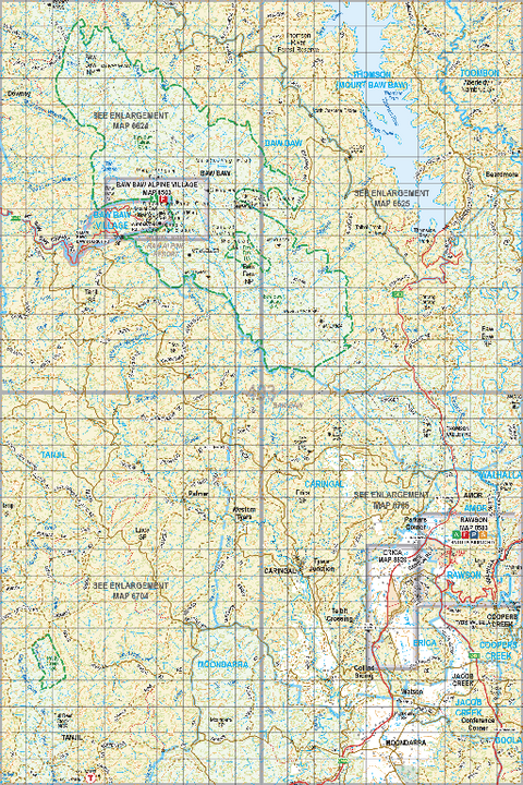 Map 493 - Spatial Vision's Vicmap Book (South East Edition 8, 2025) - 100K Series Preview 1