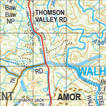 Map 493 - Spatial Vision's Vicmap Book (South East Edition 8, 2025) - 100K Series Preview 3